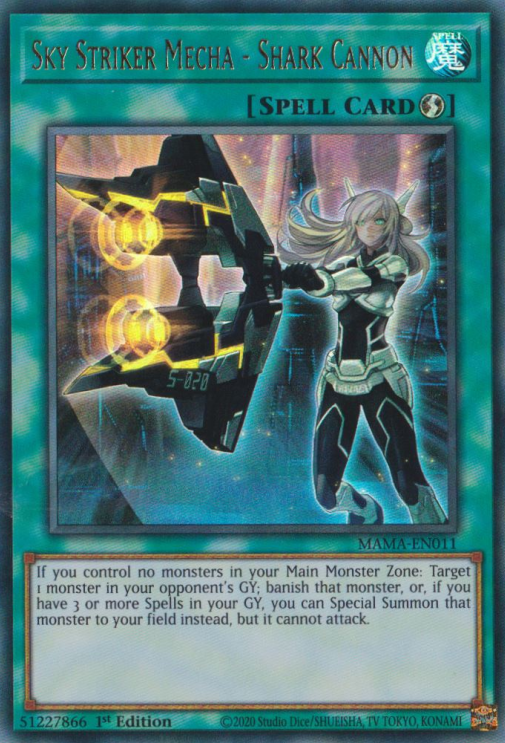 Sky Striker Mecha - Shark Cannon [MAMA-EN011] Ultra Rare | Total Play