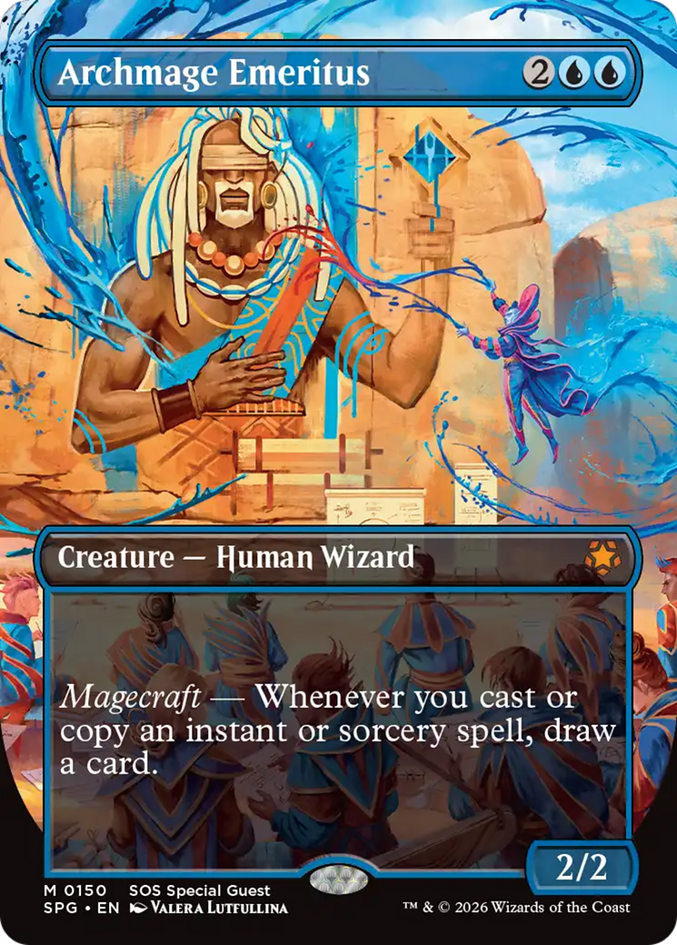 Archmage Emeritus (Borderless) [Secrets of Strixhaven Special Guests] | Total Play