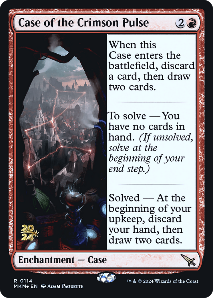 Case of the Crimson Pulse [Murders at Karlov Manor Prerelease Promos] | Total Play