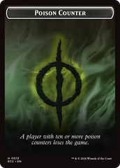 Saproling // Poison Counter Double-Sided Token [Lorwyn Eclipsed Tokens] | Total Play