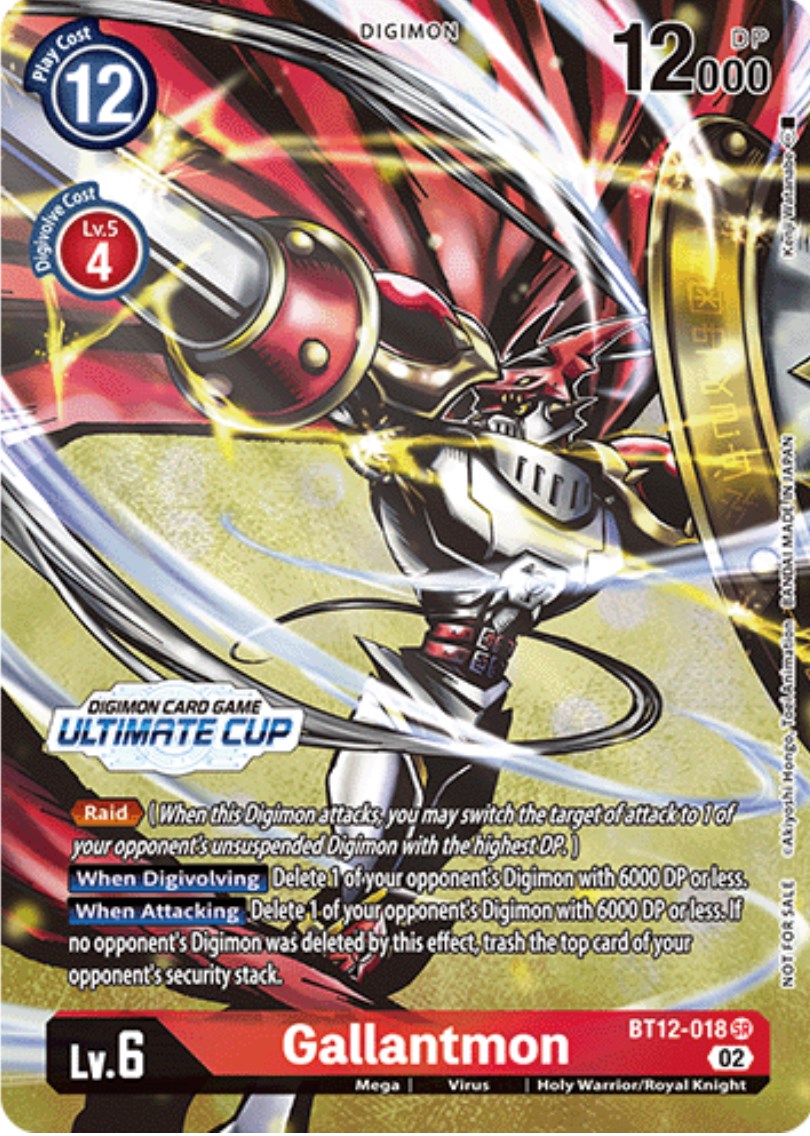 Gallantmon [BT12-018] (Ultimate Cup) [Across Time Promos] | Total Play