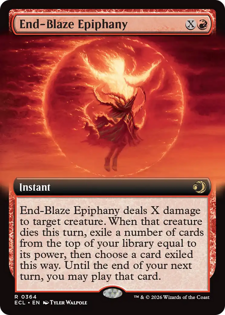 End-Blaze Epiphany (Extended Art) [Lorwyn Eclipsed] | Total Play