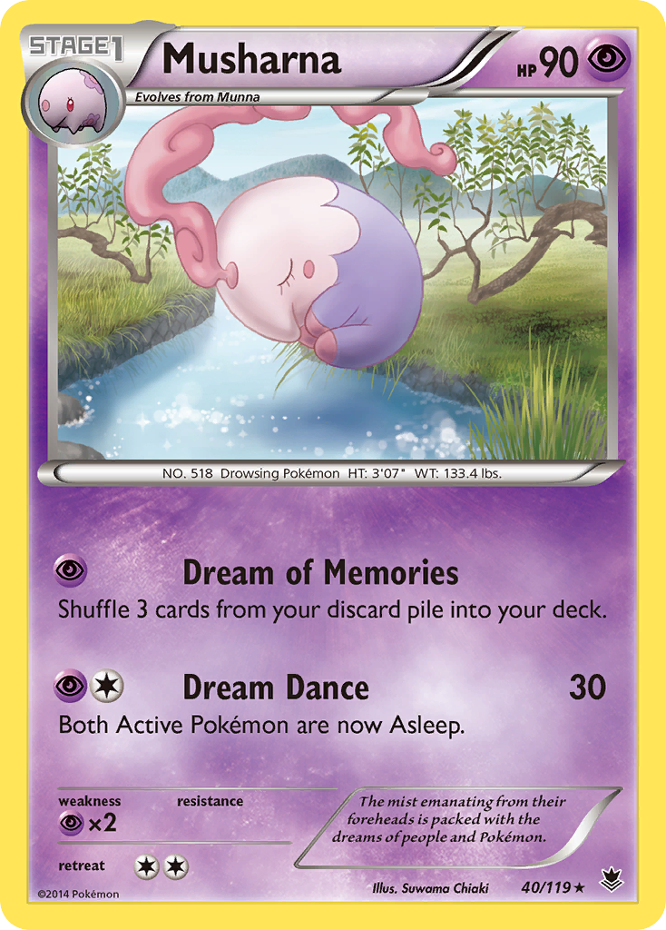 Musharna (40/119) [XY: Phantom Forces] | Total Play