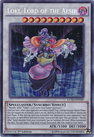 Loki, Lord of the Aesir [LC5D-EN190] Secret Rare | Total Play