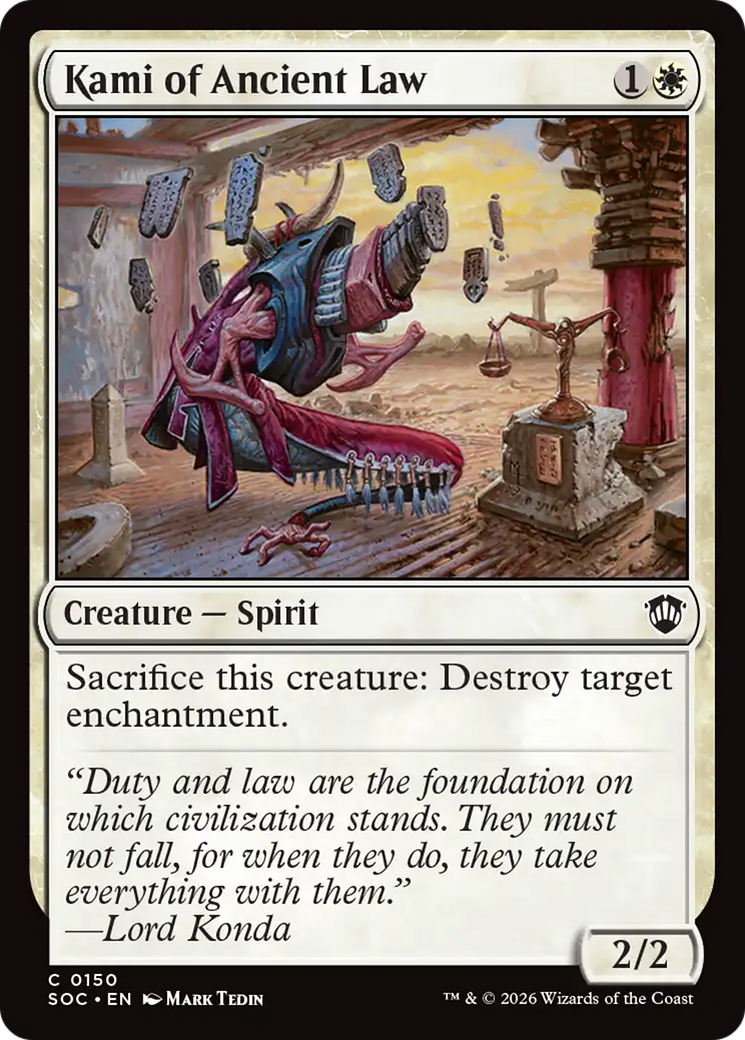 Kami of Ancient Law [Secrets of Strixhaven Commander] | Total Play