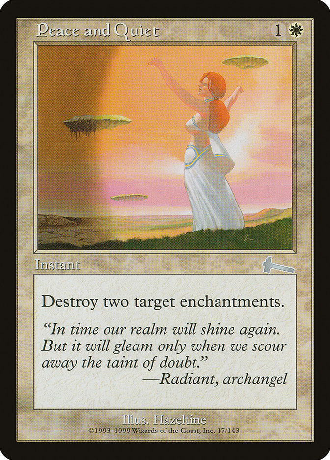Peace and Quiet [Urza's Legacy] | Total Play