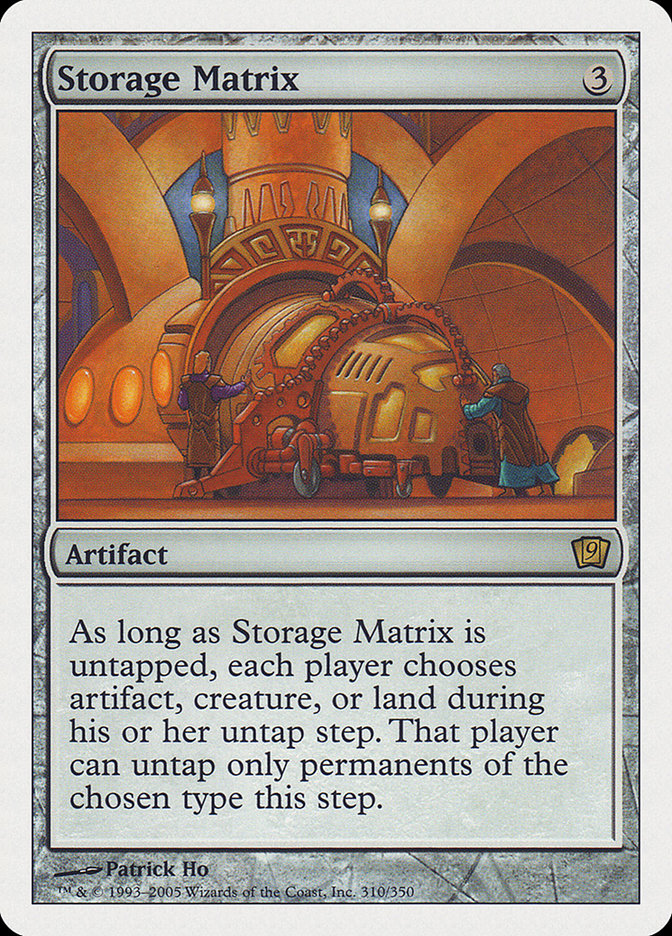 Storage Matrix [Ninth Edition] | Total Play