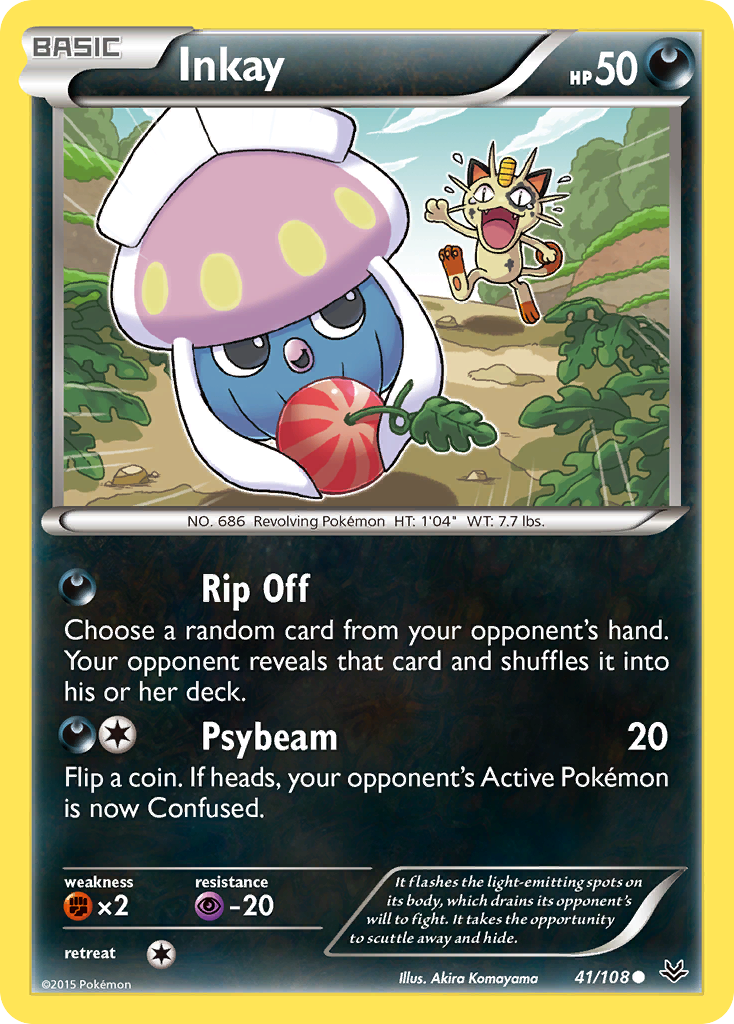 Inkay (41/108) [XY: Roaring Skies] | Total Play