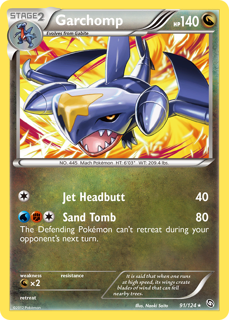 Garchomp (91/124) [Black & White: Dragons Exalted] | Total Play