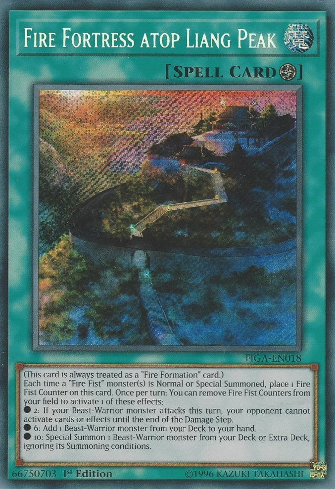 Fire Fortress atop Liang Peak [FIGA-EN018] Secret Rare | Total Play