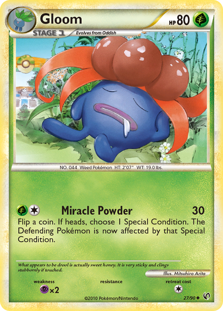 Gloom (27/90) [HeartGold & SoulSilver: Undaunted] | Total Play
