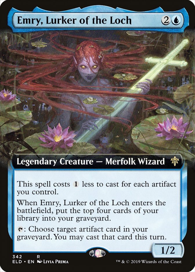 Emry, Lurker of the Loch (Extended Art) [Throne of Eldraine] | Total Play
