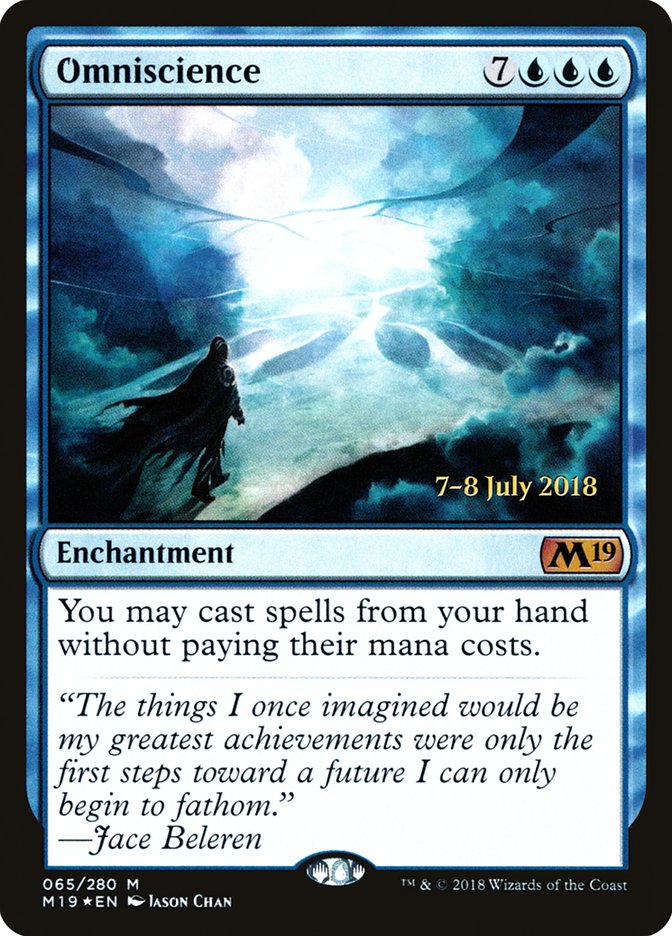 Omniscience [Core Set 2019 Prerelease Promos] | Total Play