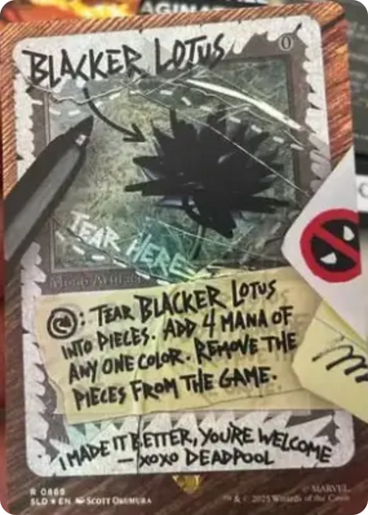 Blacker Lotus (Rainbow Foil) [Secret Lair Drop Series] | Total Play