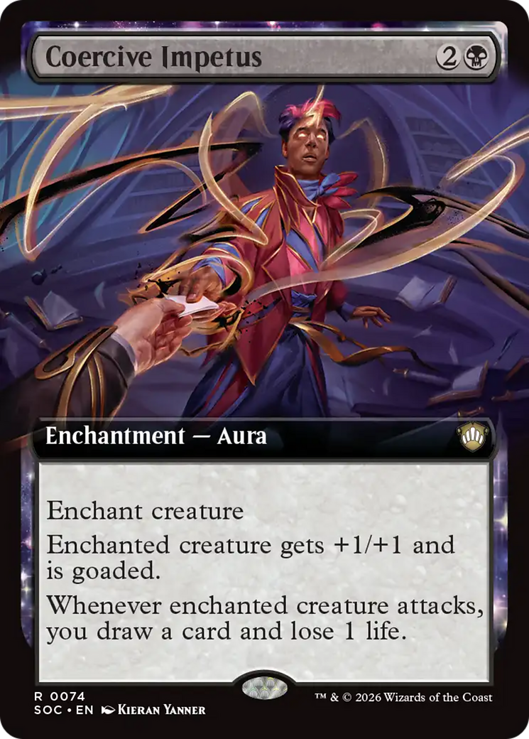 Coercive Impetus (Extended Art) [Secrets of Strixhaven Commander] | Total Play