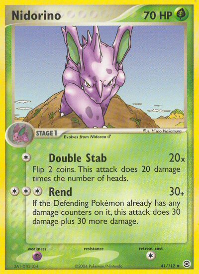 Nidorino (41/112) [EX: FireRed & LeafGreen] | Total Play