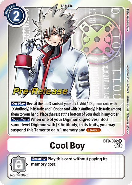 Cool Boy [BT9-092] [X Record Pre-Release Promos] | Total Play