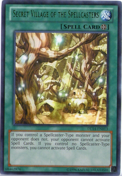 Secret Village of the Spellcasters (Green) [DL14-EN013] Rare | Total Play