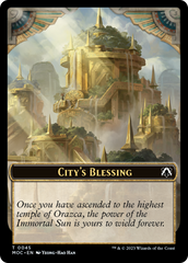 Elephant // City's Blessing Double-Sided Token [March of the Machine Commander Tokens] | Total Play
