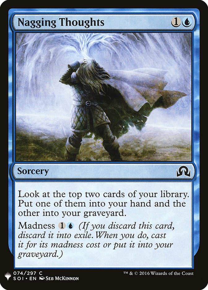 Nagging Thoughts [Mystery Booster] | Total Play