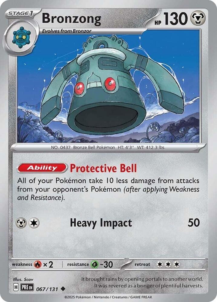 Bronzong (067/131) [Scarlet & Violet: Prismatic Evolutions] | Total Play