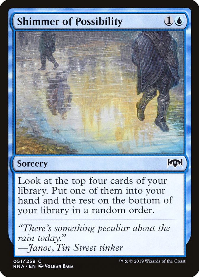Shimmer of Possibility [Ravnica Allegiance] | Total Play