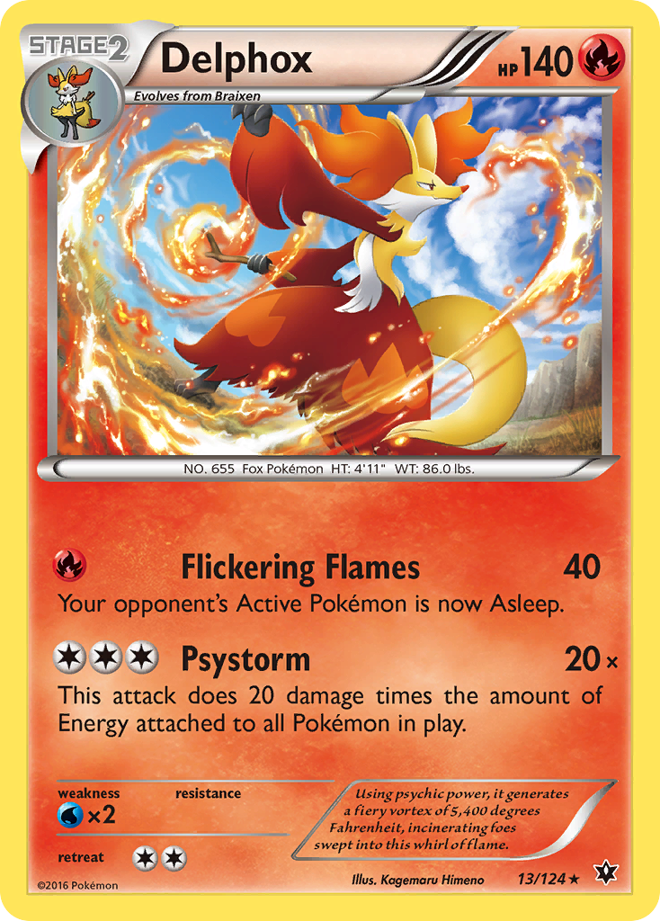 Delphox (13/124) [XY: Fates Collide] | Total Play