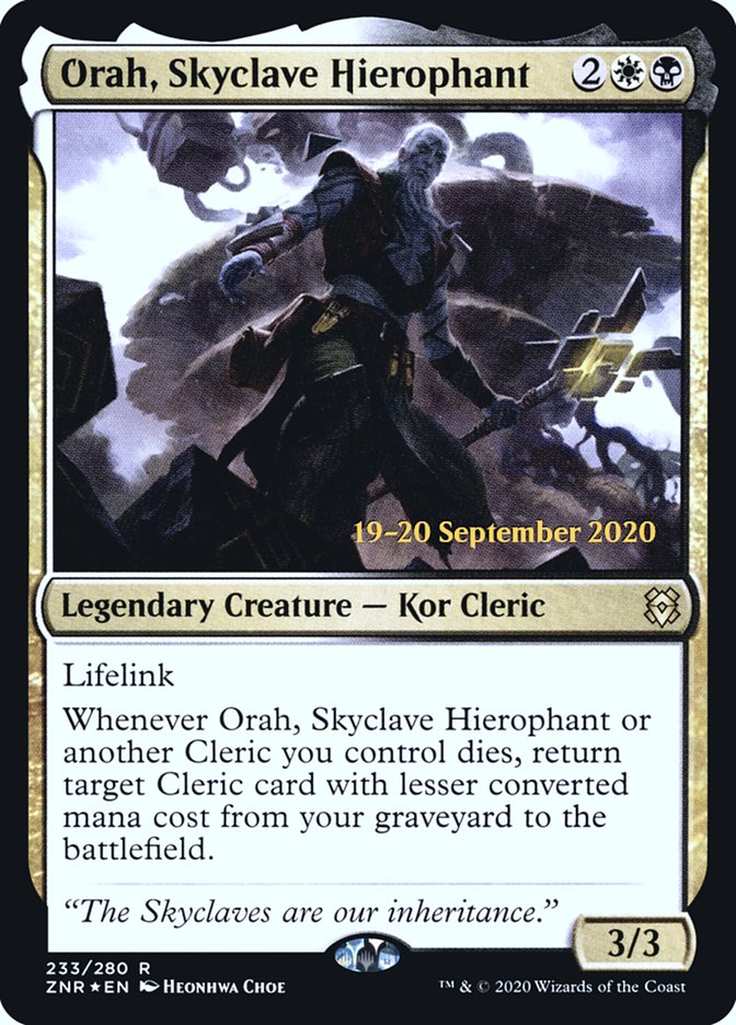 Orah, Skyclave Hierophant [Zendikar Rising Prerelease Promos] | Total Play