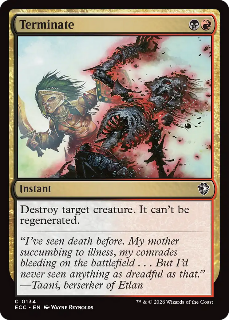 Terminate [Lorwyn Eclipsed Commander] | Total Play