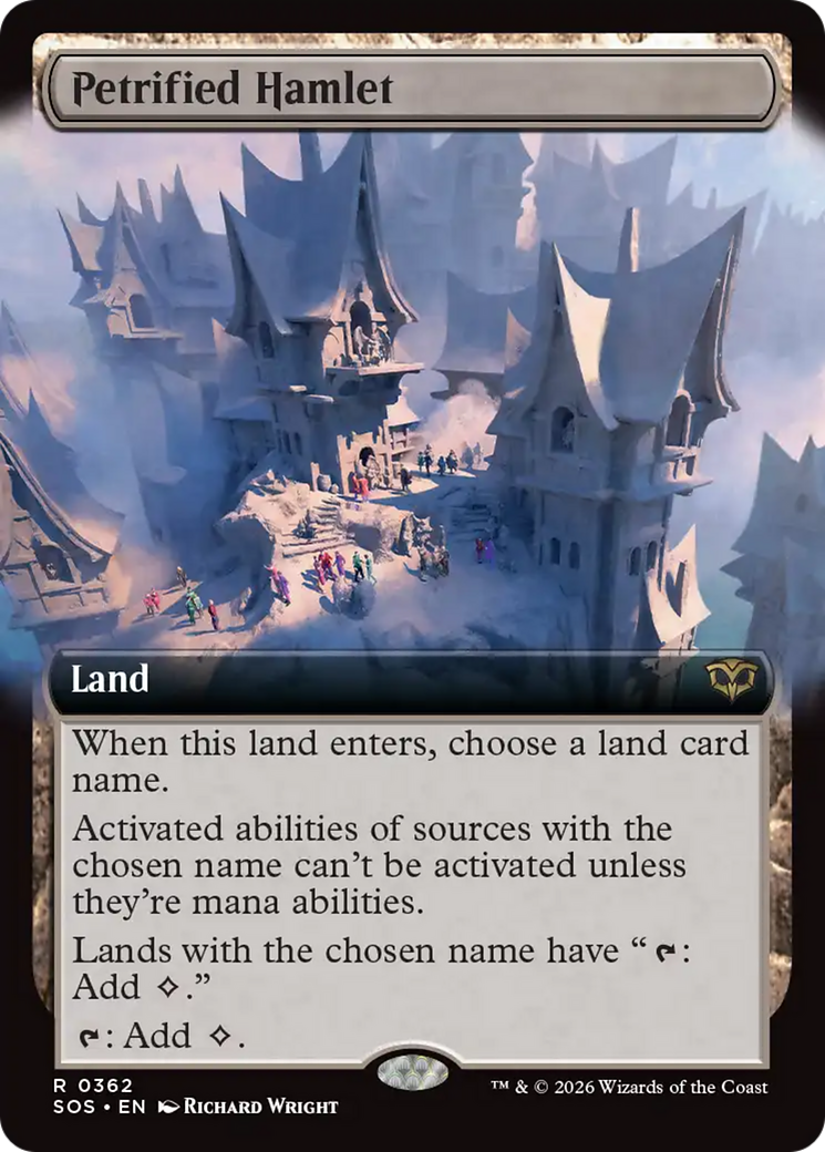 Petrified Hamlet (Extended Art) [Secrets of Strixhaven] | Total Play