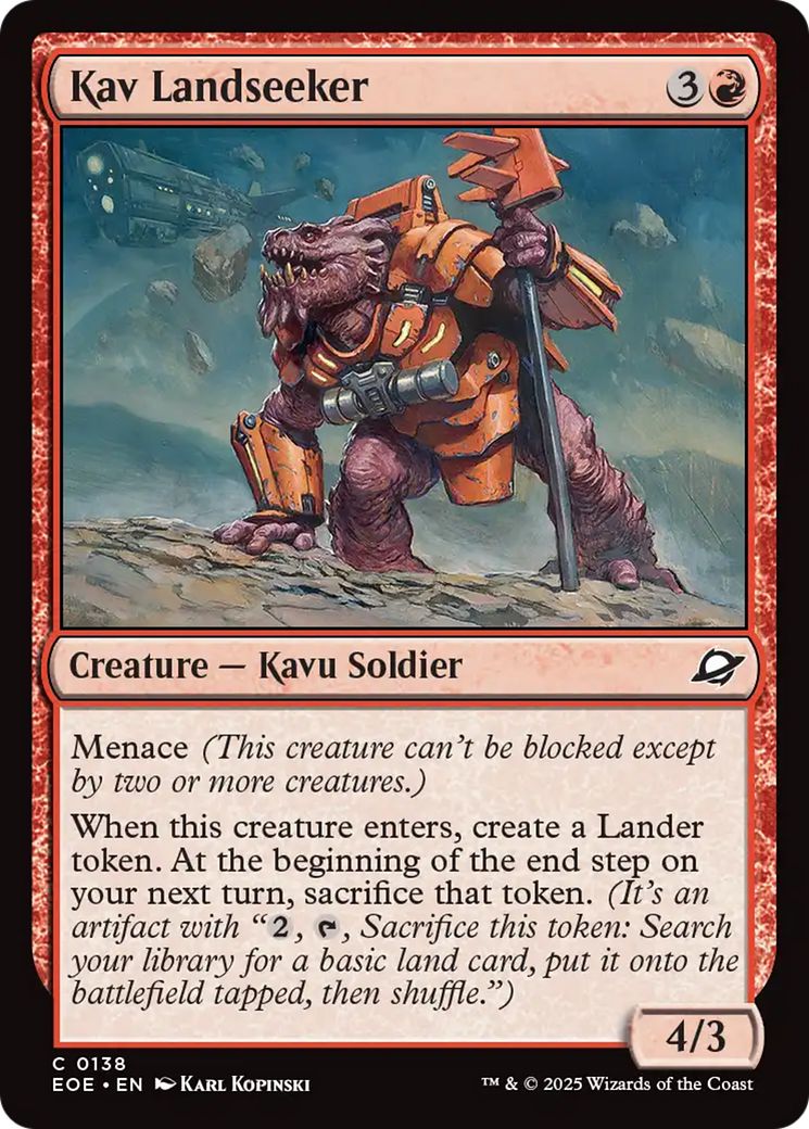 Kav Landseeker [Edge of Eternities] | Total Play