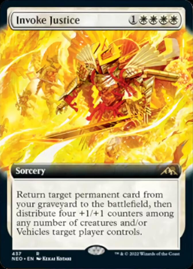 Invoke Justice (Extended Art) [Kamigawa: Neon Dynasty] | Total Play