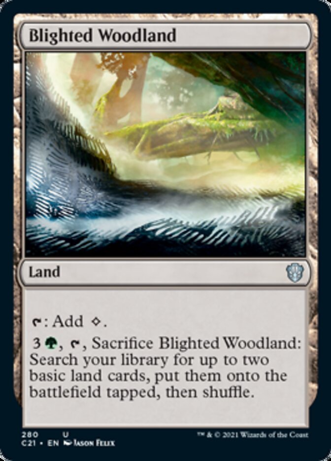 Blighted Woodland [Commander 2021] | Total Play