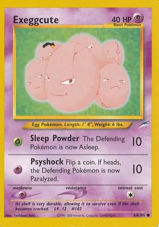 Exeggcute (64/105) [Neo Destiny Unlimited] | Total Play