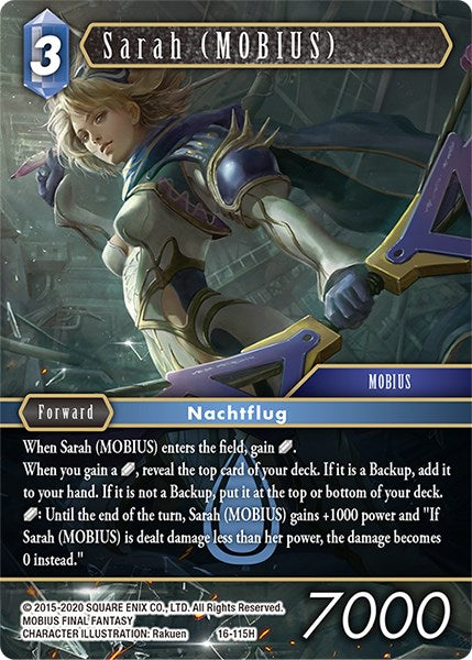 Sarah (MOBIUS) [Emissaries of Light] | Total Play