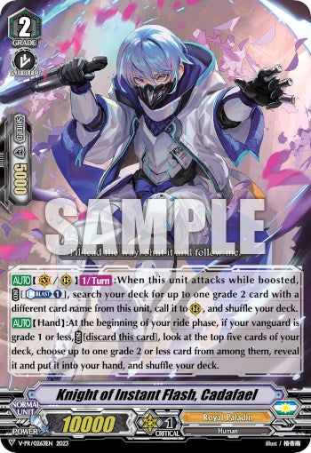 Knight of Instant Flash, Cadafael (V-PR/0263) [D Promo Cards] | Total Play