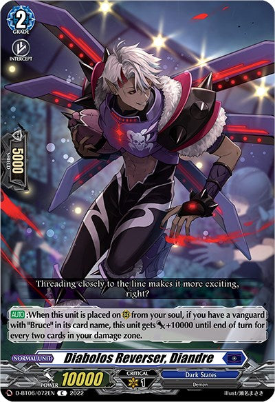 Diabolos Reverser, Diandre (D-BT06/072EN) [Blazing Dragon Reborn] | Total Play