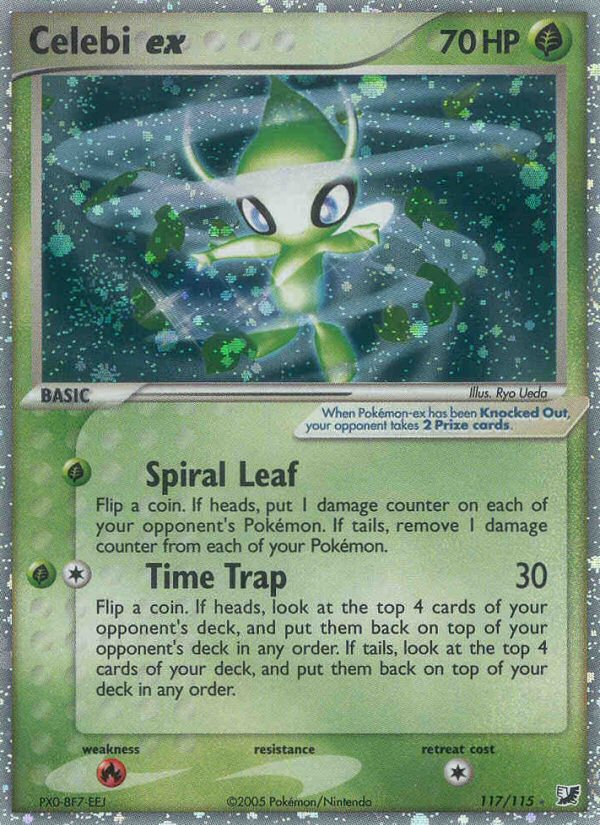 Celebi ex (117/115) [EX: Unseen Forces] | Total Play