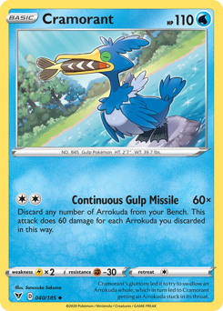 Cramorant (040/185) [Sword & Shield: Vivid Voltage] | Total Play