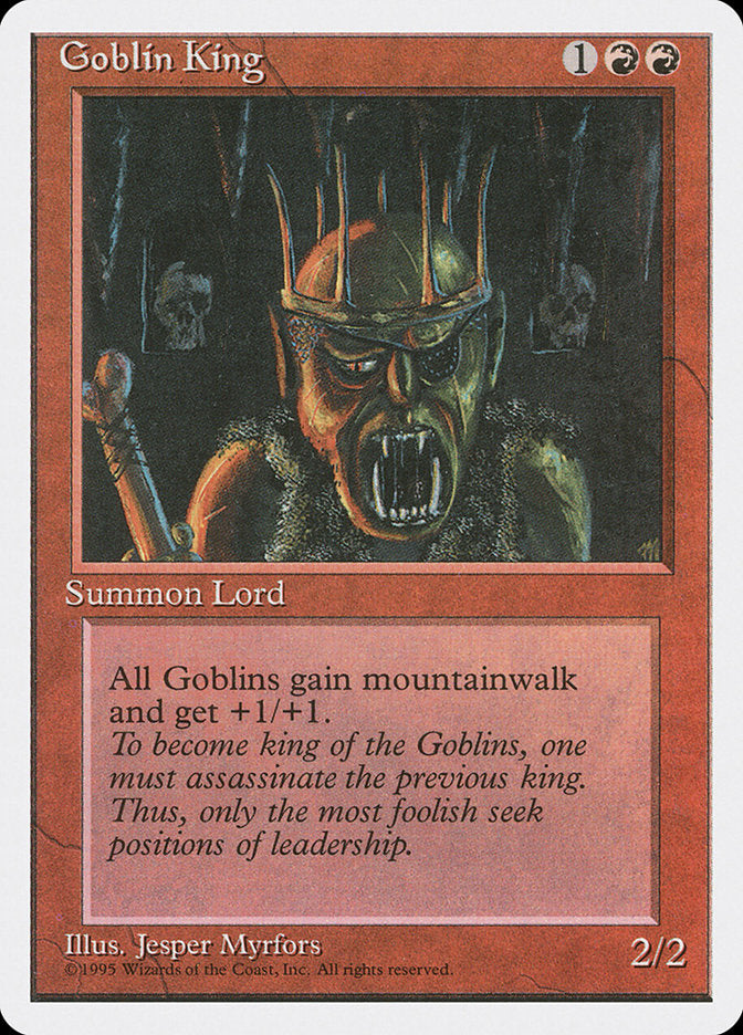 Goblin King [Fourth Edition] | Total Play