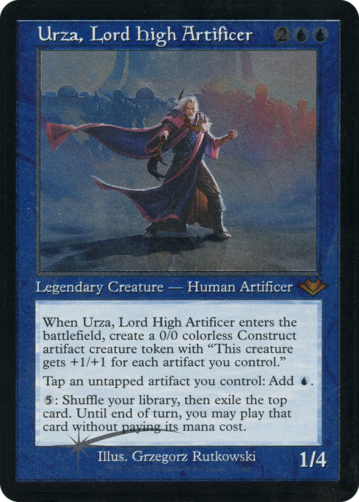 Urza, Lord High Artificer (Retro Foil Etched) [Modern Horizons 2] | Total Play