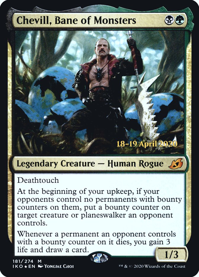 Chevill, Bane of Monsters [Ikoria: Lair of Behemoths Prerelease Promos] | Total Play