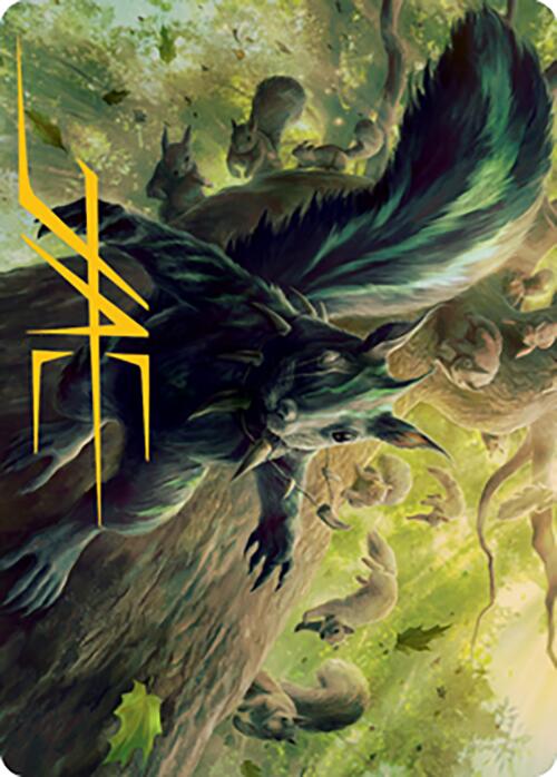 Chatterfang, Squirrel General Art Card (68) (Gold-Stamped Signature) [Modern Horizons 2 Art Series] | Total Play