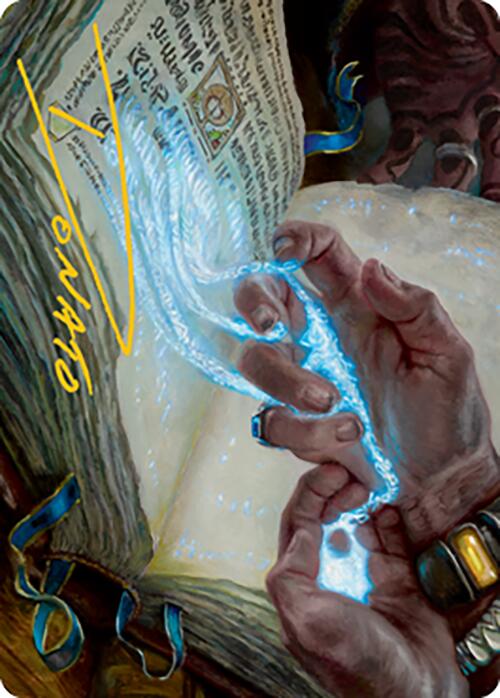 Mystic Redaction Art Card (Gold-Stamped Signature) [Modern Horizons 2 Art Series] | Total Play