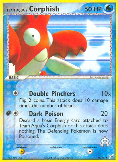 Team Aqua's Corphish (26/95) [EX: Team Magma vs Team Aqua] | Total Play