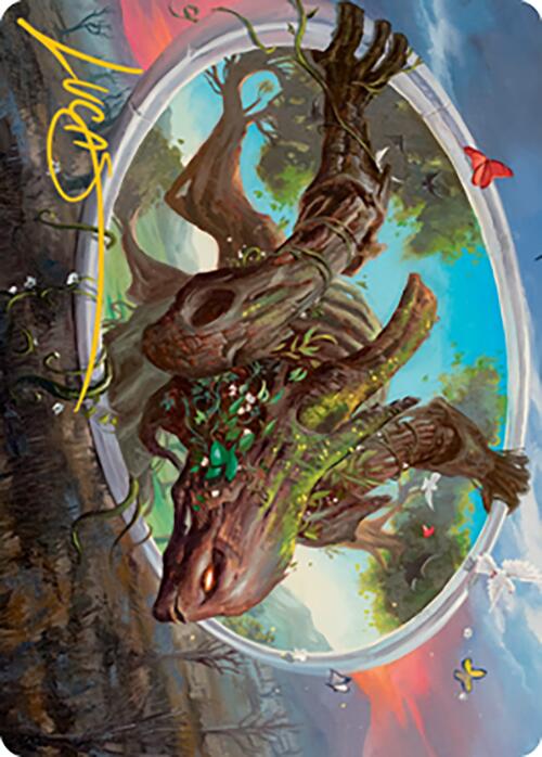 Gaea's Will Art Card (Gold-Stamped Signature) [Modern Horizons 2 Art Series] | Total Play