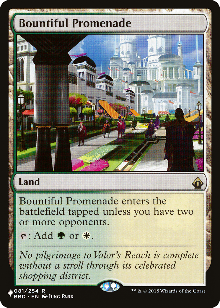 Bountiful Promenade [The List] | Total Play