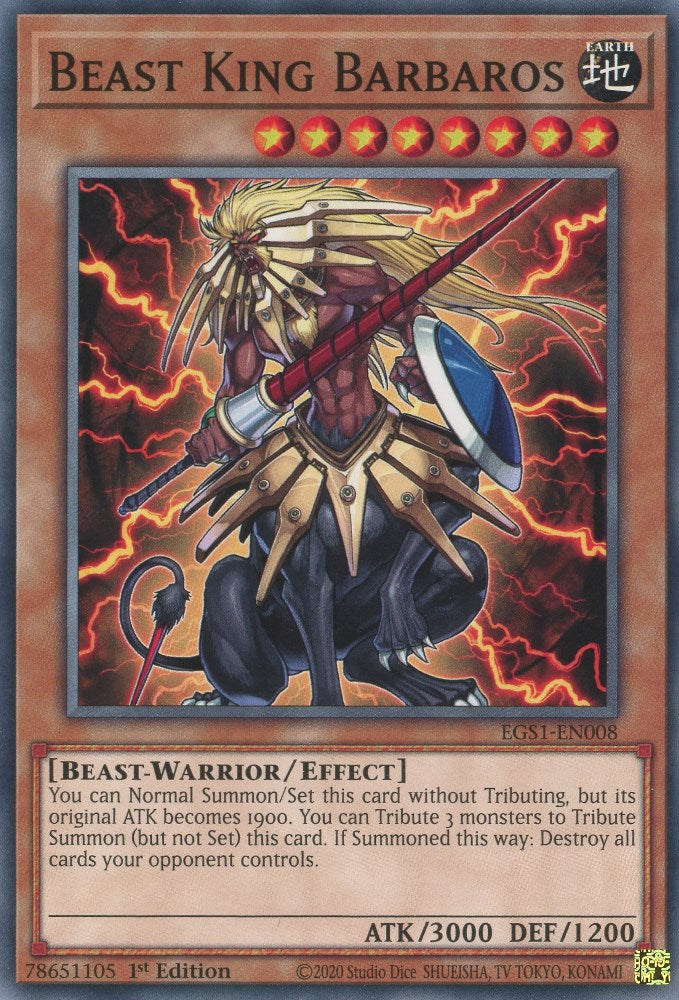 Beast King Barbaros [EGS1-EN008] Common | Total Play