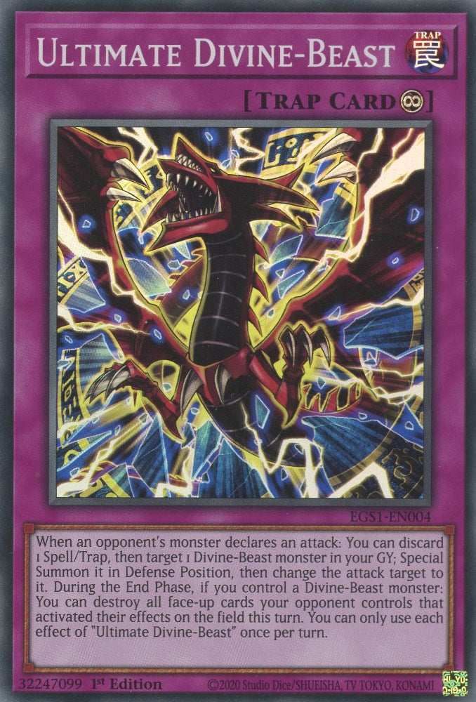 Ultimate Divine-Beast [EGS1-EN004] Super Rare | Total Play
