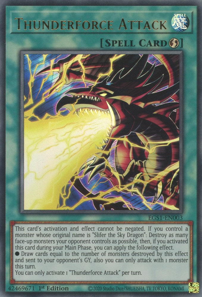 Thunderforce Attack [EGS1-EN003] Ultra Rare | Total Play